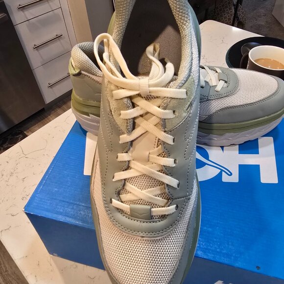 Hoka Bondi L Barley Oat Milk 1110538-BYT Men's Size 12 US Running Comfort Shoes - Picture 2 of 14